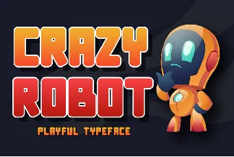 Crazy Robot font