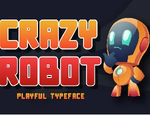 Crazy Robot font