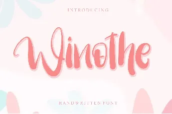 Winothe font