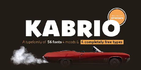 Kabrio font