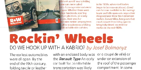 Kabrio font