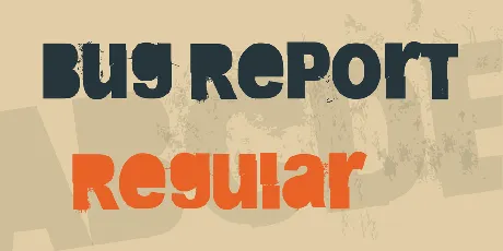 Bug Report font