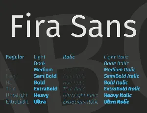 Fira Sans font