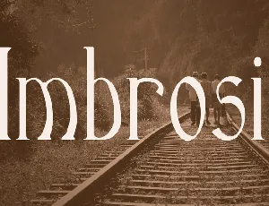 Ambrosia font