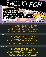 Shoujo Pop! font