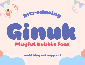 Ginuk font