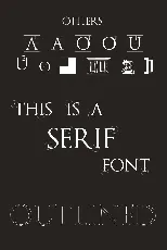 Trajanus Bricks font