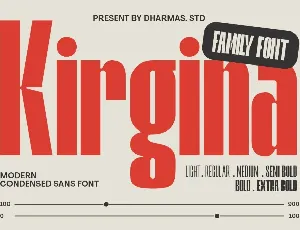 Kirgina DEMO font