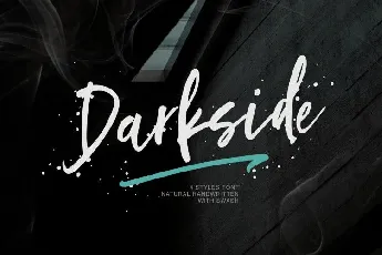 Darkside Brush font