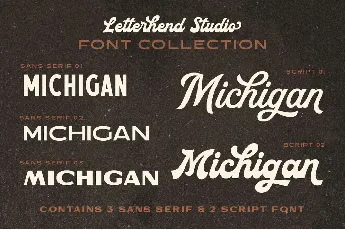 MIchigan Collection font