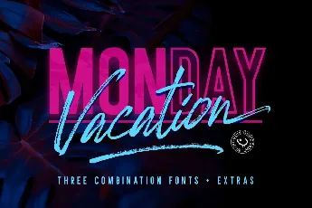 Monday Vacation Duo font