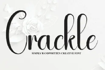 Crackle Script font