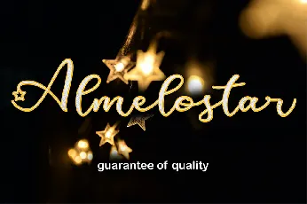 Almelostar font