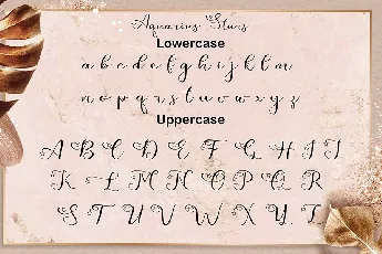 Almelostar font