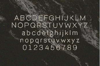 Glittering font