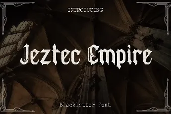 Jeztec Empire font