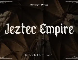 Jeztec Empire font