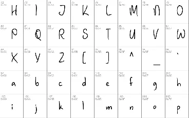 January Handwriting font