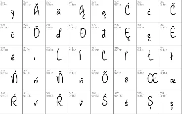 January Handwriting font