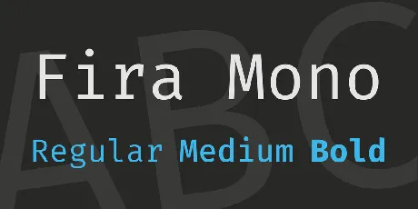 Fira Mono font