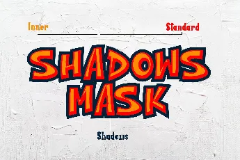 The bolder shadow font