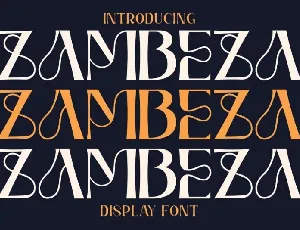 Zambeza font