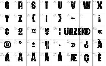 Urzeit font