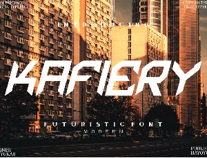 Kafiery font