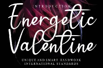 Energetic Valentine Script font