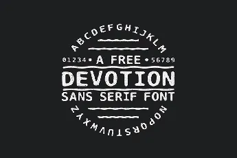 Devotion font