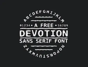 Devotion font
