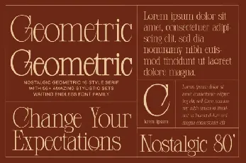 Closed Memory Typeface font