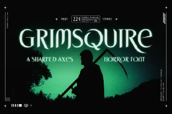 Grimsquire font