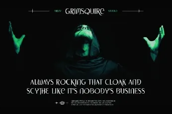 Grimsquire font