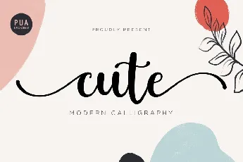 Cute Modern Calligraphy font