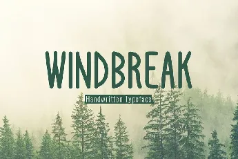 Windbreak font