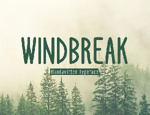 Windbreak font