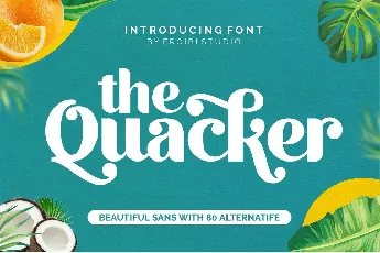 Quacker font