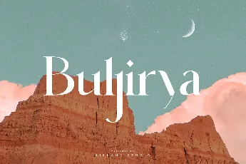 Buljirya font