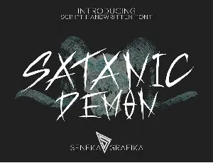 Satanic Demon font