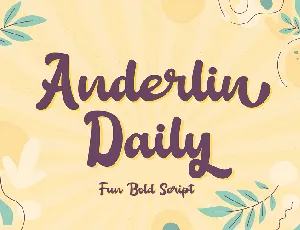 Anderlin Daily font