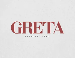 Greta font