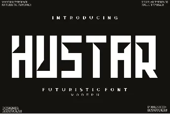 Hustar font