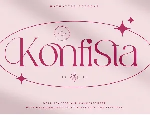 Konfista font