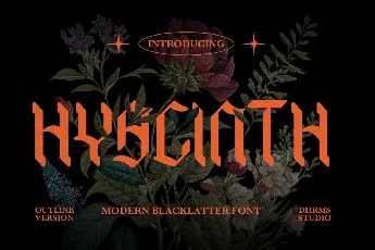 Hyacinth DEMO font