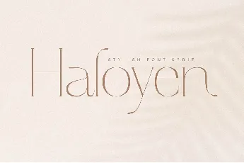 Haloyen font