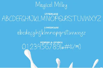 Magical Milky font