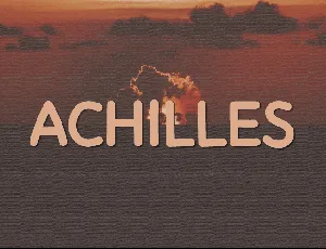 Achilles font