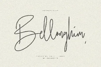 Bellonghim font