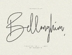 Bellonghim font